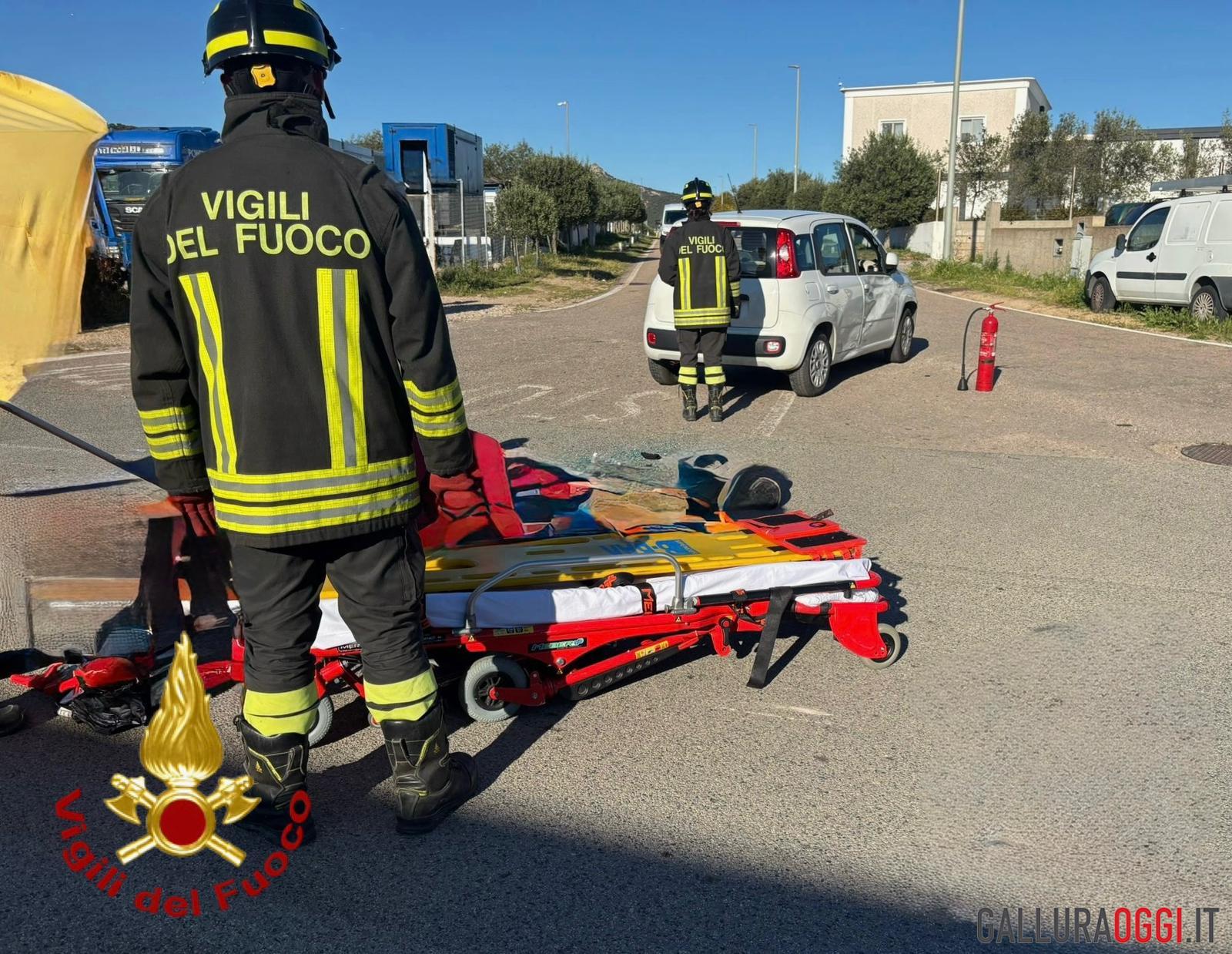 Ennesimo incidente tra auto e moto a Olbia, un ferito in ospedale
