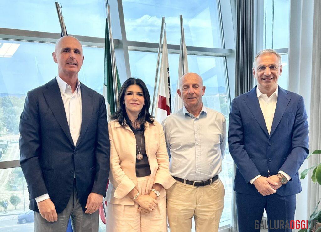 Direzione Aziendale Asl Gallura antonio irione roberto passaro michele baffigo luisa fenu