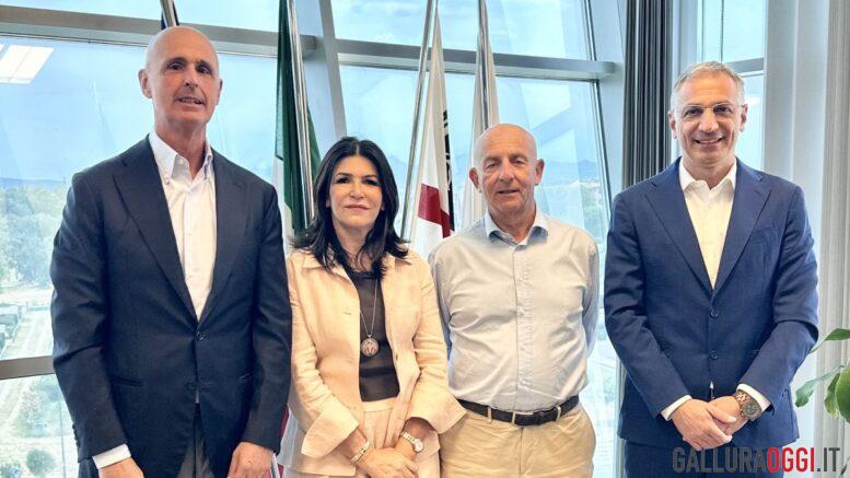 Direzione Aziendale Asl Gallura antonio irione roberto passaro michele baffigo luisa fenu