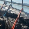 Incendio a Santa Teresa, a fuoco un trimarano
