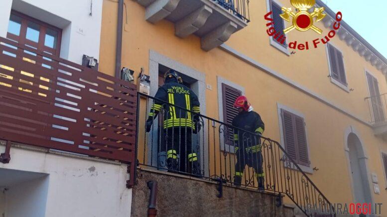 Incendio in un appartamento ad Arzachena