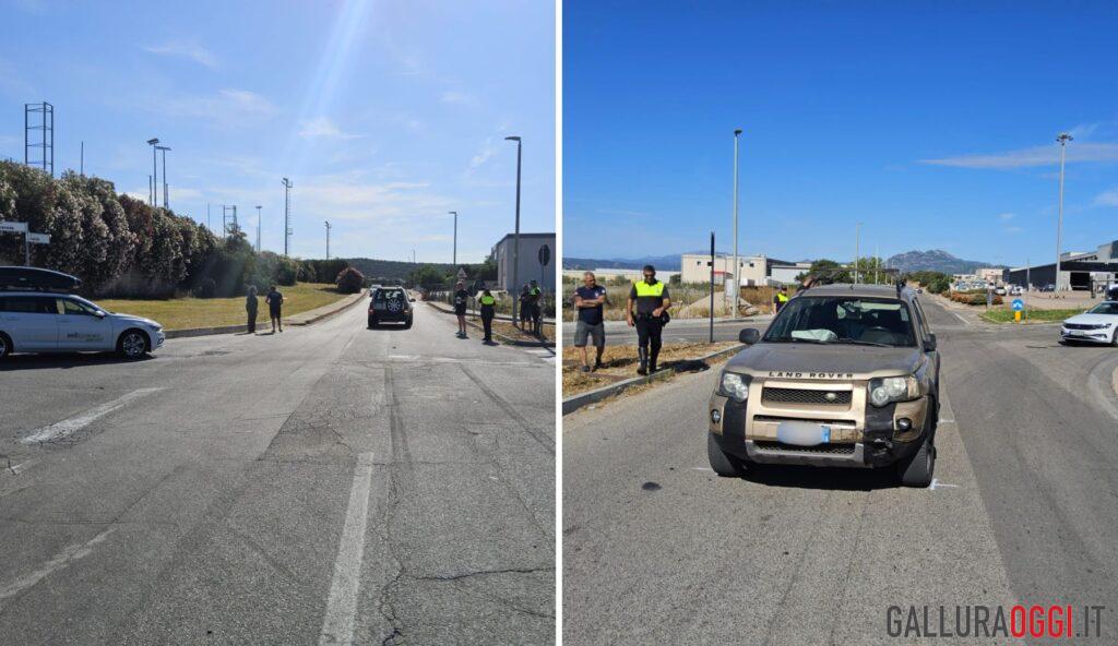 Incidente all'incrocio di Olbia