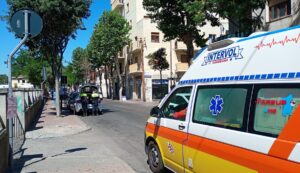Incidente tra auto e moto nel corso di Olbia, un ferito