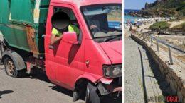 rena bianca santa teresa incidente nettezza urbana