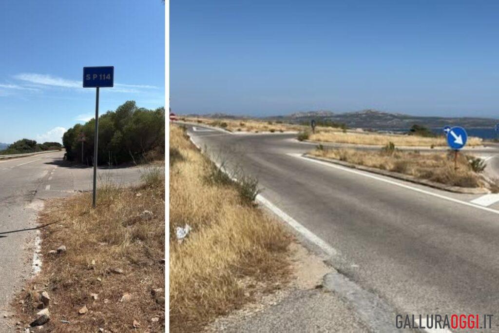 strade provinciali erbacce la maddalena pulizia