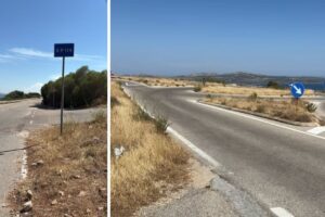 strade provinciali erbacce la maddalena pulizia