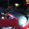 Si ribalta con l'auto a Santa Teresa, un ferito