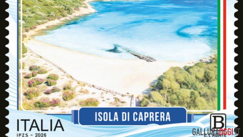 Spiaggia del Relitto a Caprera, esce il francobollo del Mimit