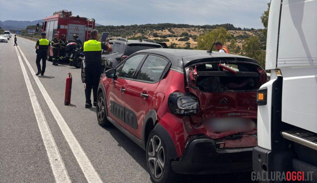Violento incidente sul ponte di Olbia, un ferito