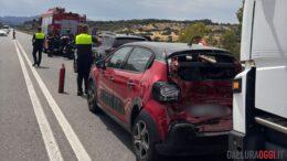 Violento incidente sul ponte di Olbia, un ferito