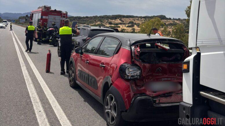 Violento incidente sul ponte di Olbia, un ferito