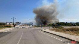 incendio a olbia