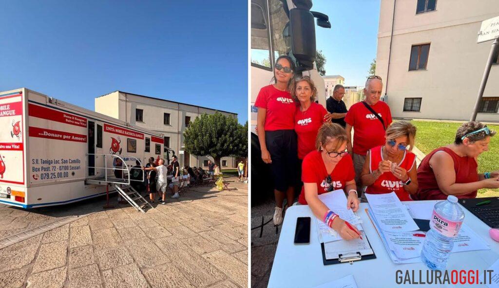 Avis Olbia raccolta sangue