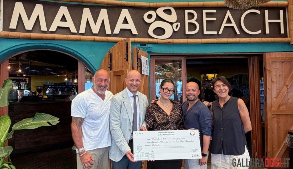 Giulia Scano premiata a Olbia con la borsa di studio Casali