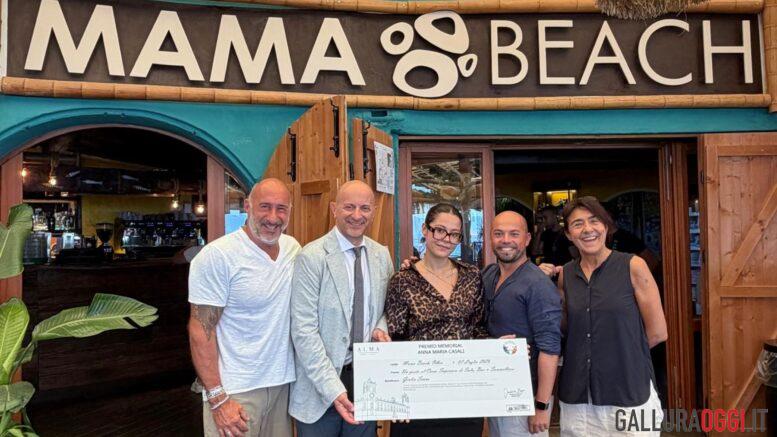 Giulia Scano premiata a Olbia con la borsa di studio Casali