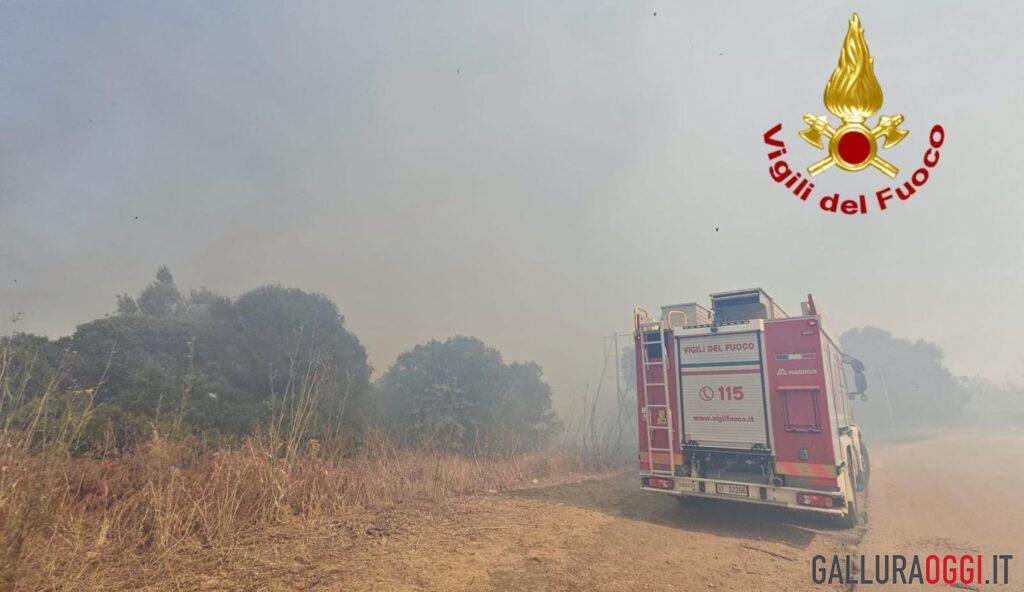 Incendio Olbia