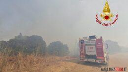 Incendio Olbia