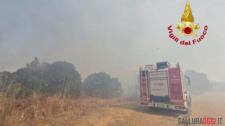 Incendio Olbia