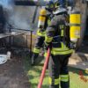 Incendio a Olbia, distrutto un deposito attrezzi