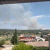 Incendio nelle campagne di Monti, squadre al lavoro sulle fiamme