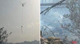 Incendio tra Arzachena e Luogosanto