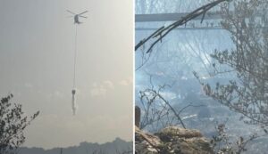 Incendio tra Arzachena e Luogosanto