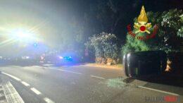 Incidente nella notte a Cala di Volpe, auto fuori strada
