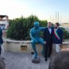 La piazza di Porto Cervo intitolata al principe Karim Aga Khan