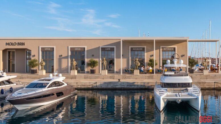 Molo Brin d-marin yacht rendering olbia