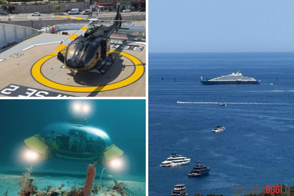 scenic eclipse II crociera lusso porto cervo elicottero sottomarino