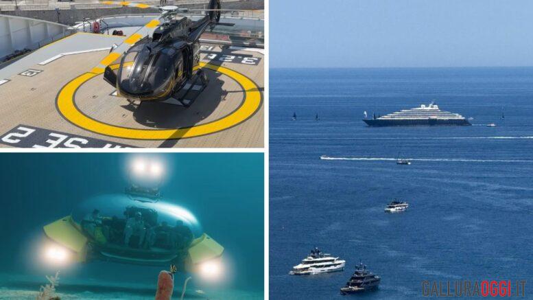 scenic eclipse II crociera lusso porto cervo elicottero sottomarino