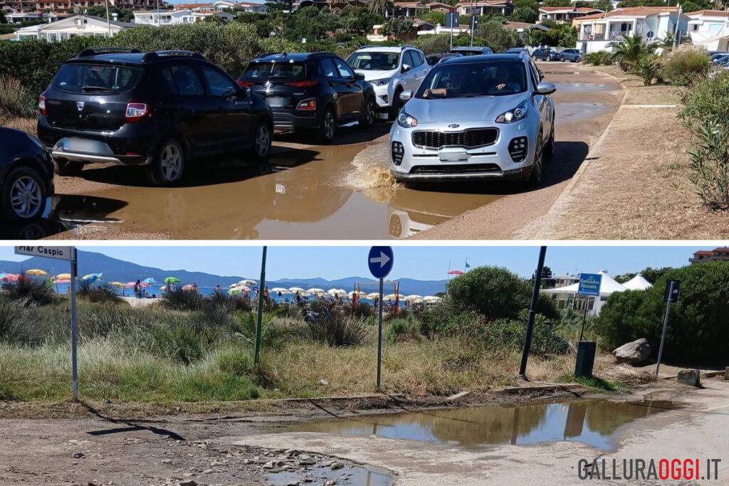 bados strada olbia buche pozzanghere