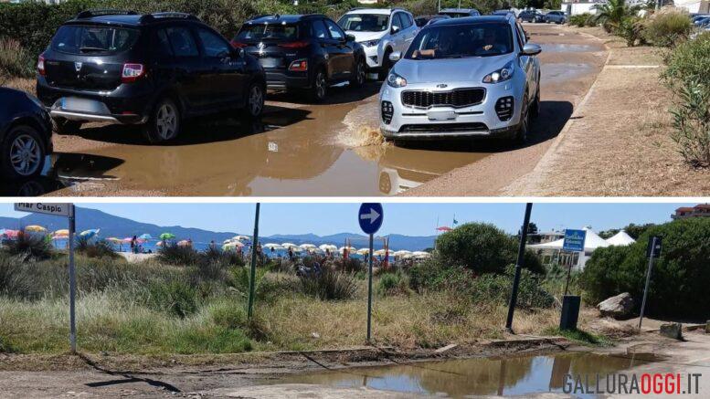 bados strada olbia buche pozzanghere
