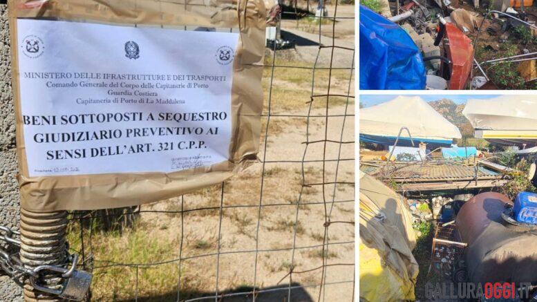 cantiere nautico abusi rifiuti arzachena guardia costiera