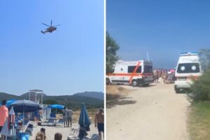 malore spiaggia porto rotondo ambulanze elisoccorso