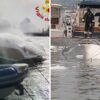 incendio la maddalena barca fiamme motoscafo cala camiciotto