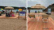 monti d'a rena pedane solarium disabili spiaggia la maddalena