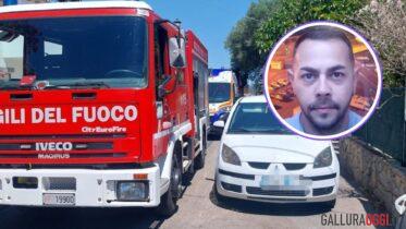 Tragedia a Palau, incendio in casa morto Giorgio Menna