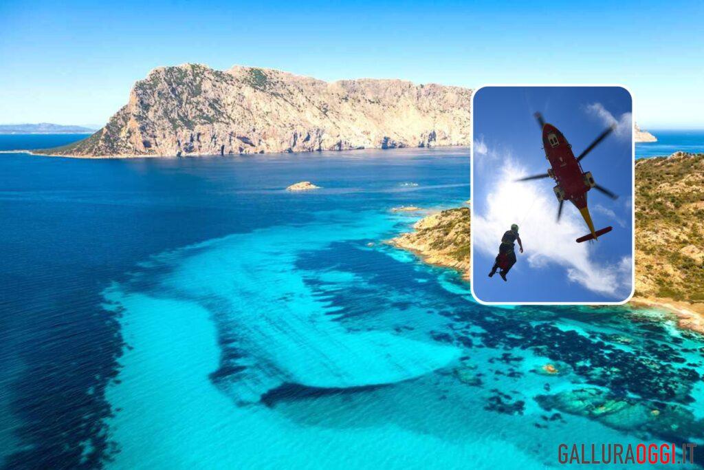 turista muore molara gommone elisoccorso