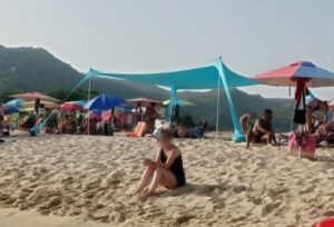 gazebo spiaggia divieto san teodoro