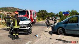 incidente loiri porto san paolo statale 125 moto auto