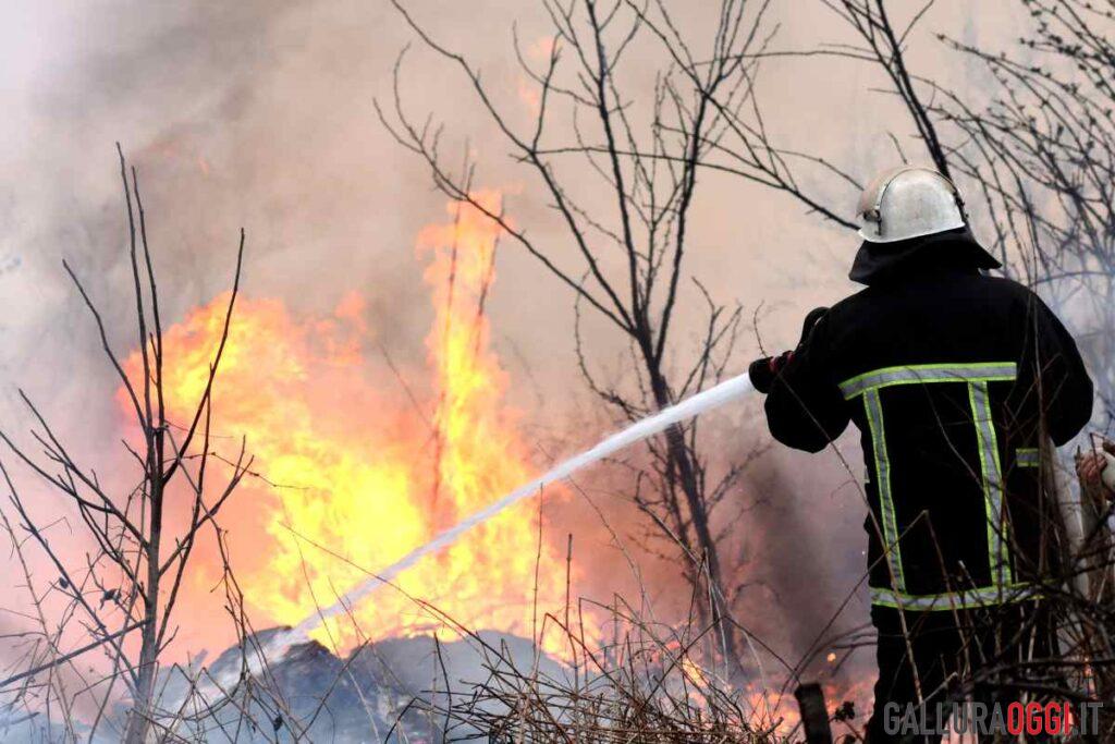 allerta incendi gallura
