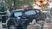 Auto finisce contro un muretto, un ferito ad Arzachena