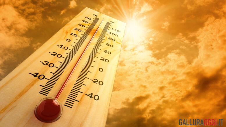 allerta caldo temperature elevate gallura olbia