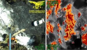 Incendio nelle campagne di Bortigiadas, in azione anche il Super Puma