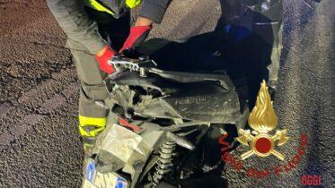 Incidente a Cannigione, moto contro un cinghiale