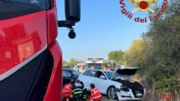Incidente frontale ad Arzachena, 4 feriti sulla strada provinciale
