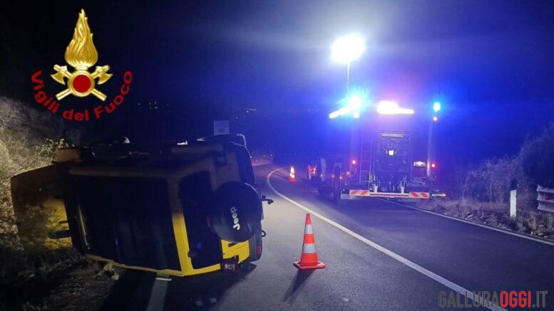 Incidente sulla strada provinciale ad Arzachena, un ferito
