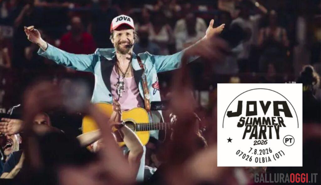 Jova Summer Party a Olbia, arriva il francobollo speciale di Poste