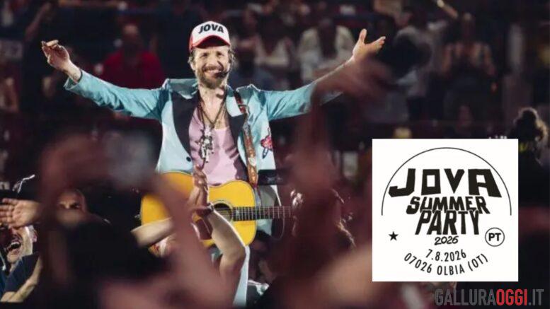 Jova Summer Party a Olbia, arriva il francobollo speciale di Poste